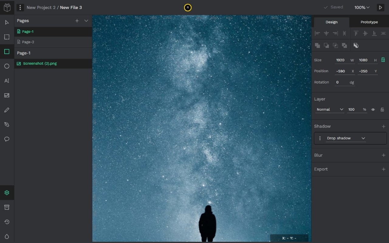 Penpot dashboard screenshot