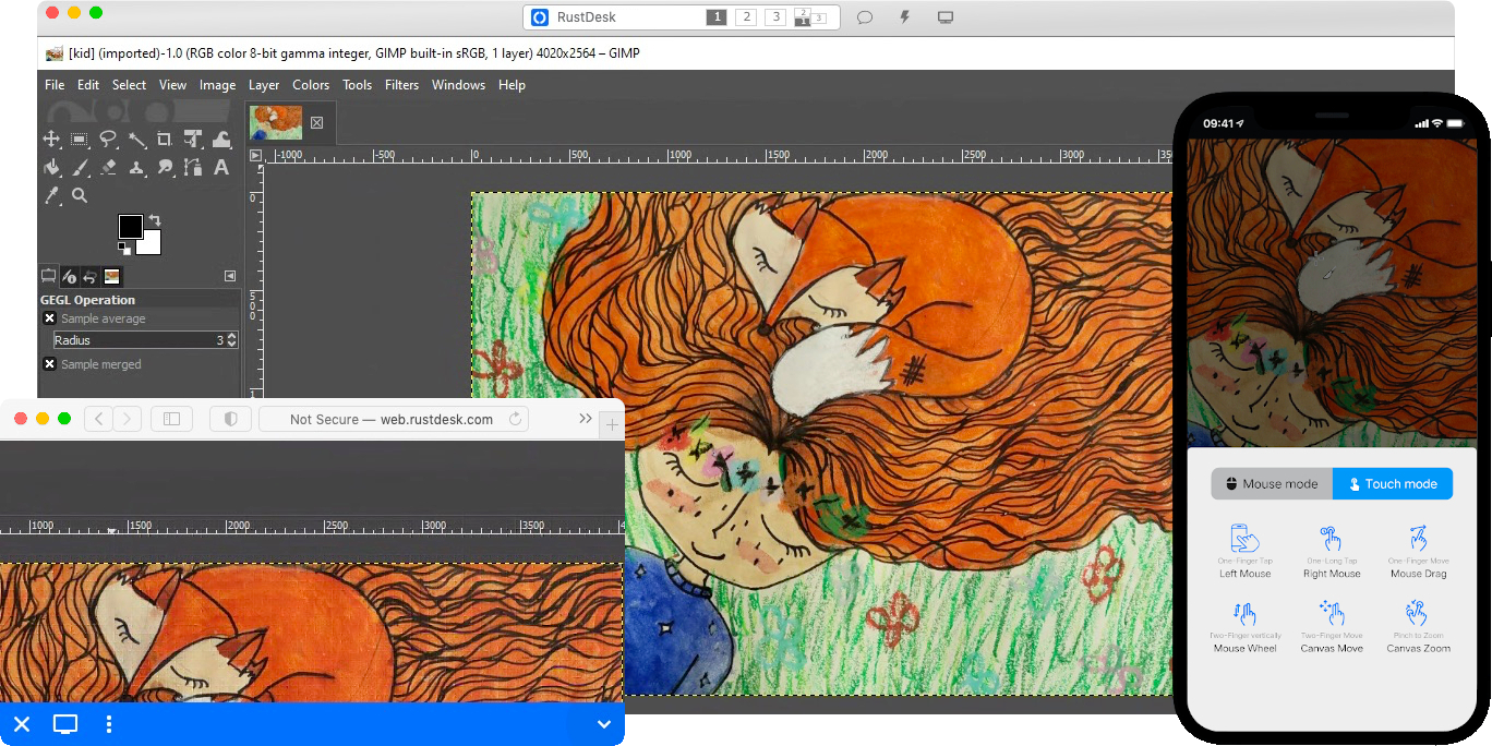 RustdeskServer dashboard screenshot