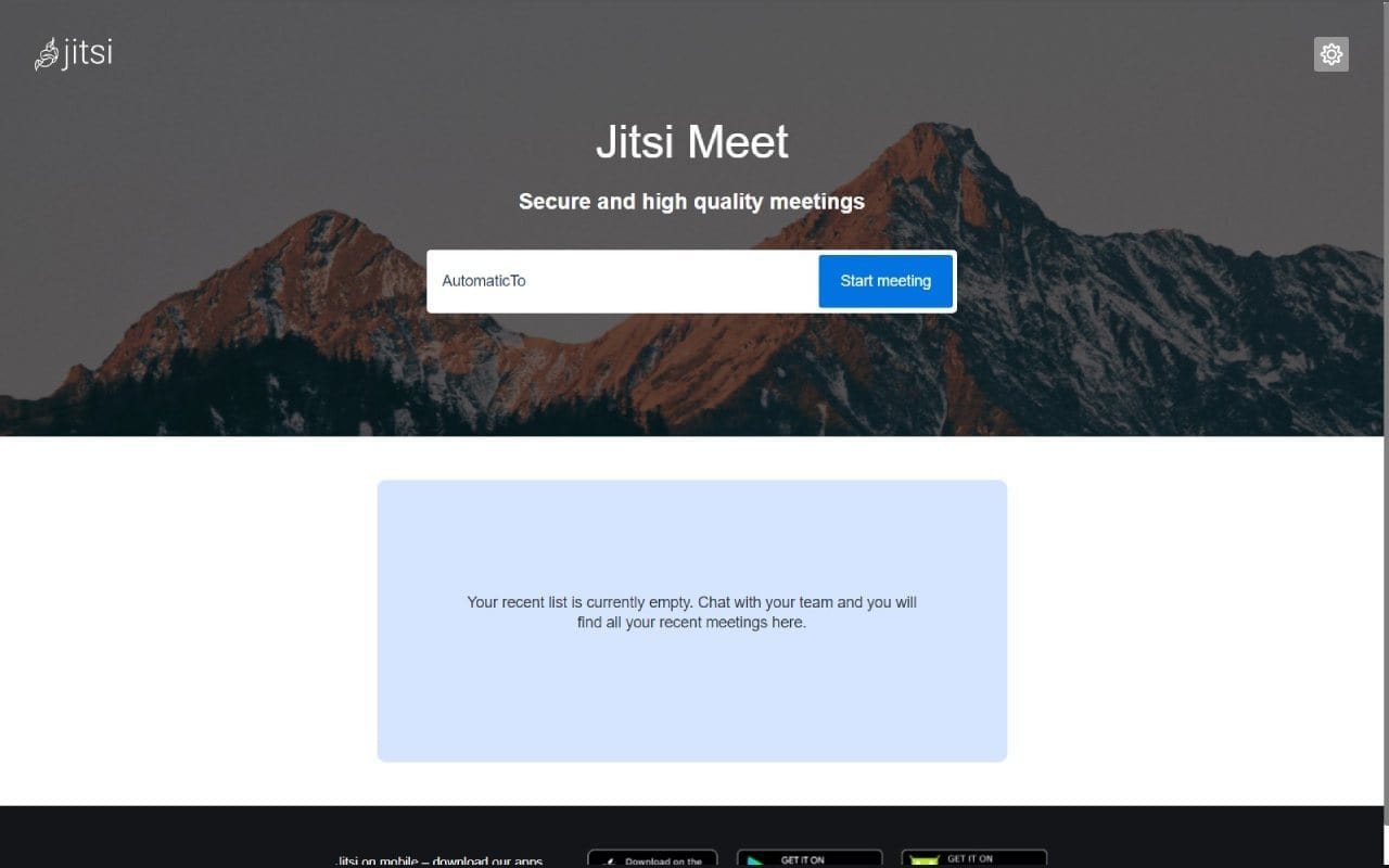 Jibri dashboard screenshot