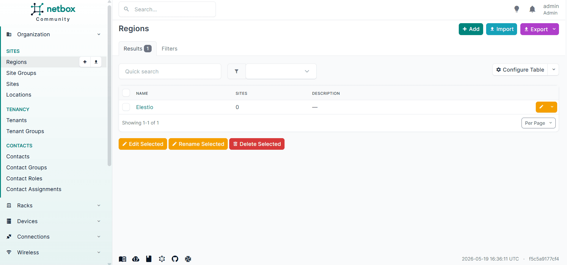 NetBox software screenshot