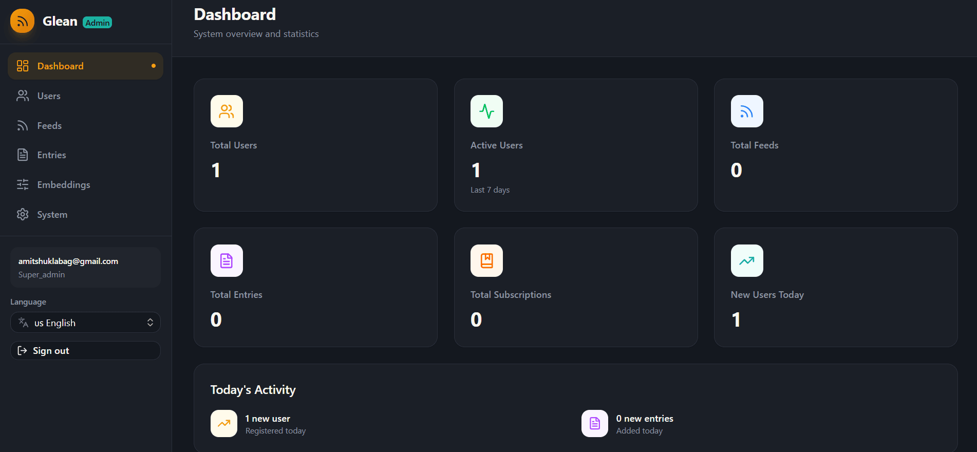 Glean dashboard screenshot