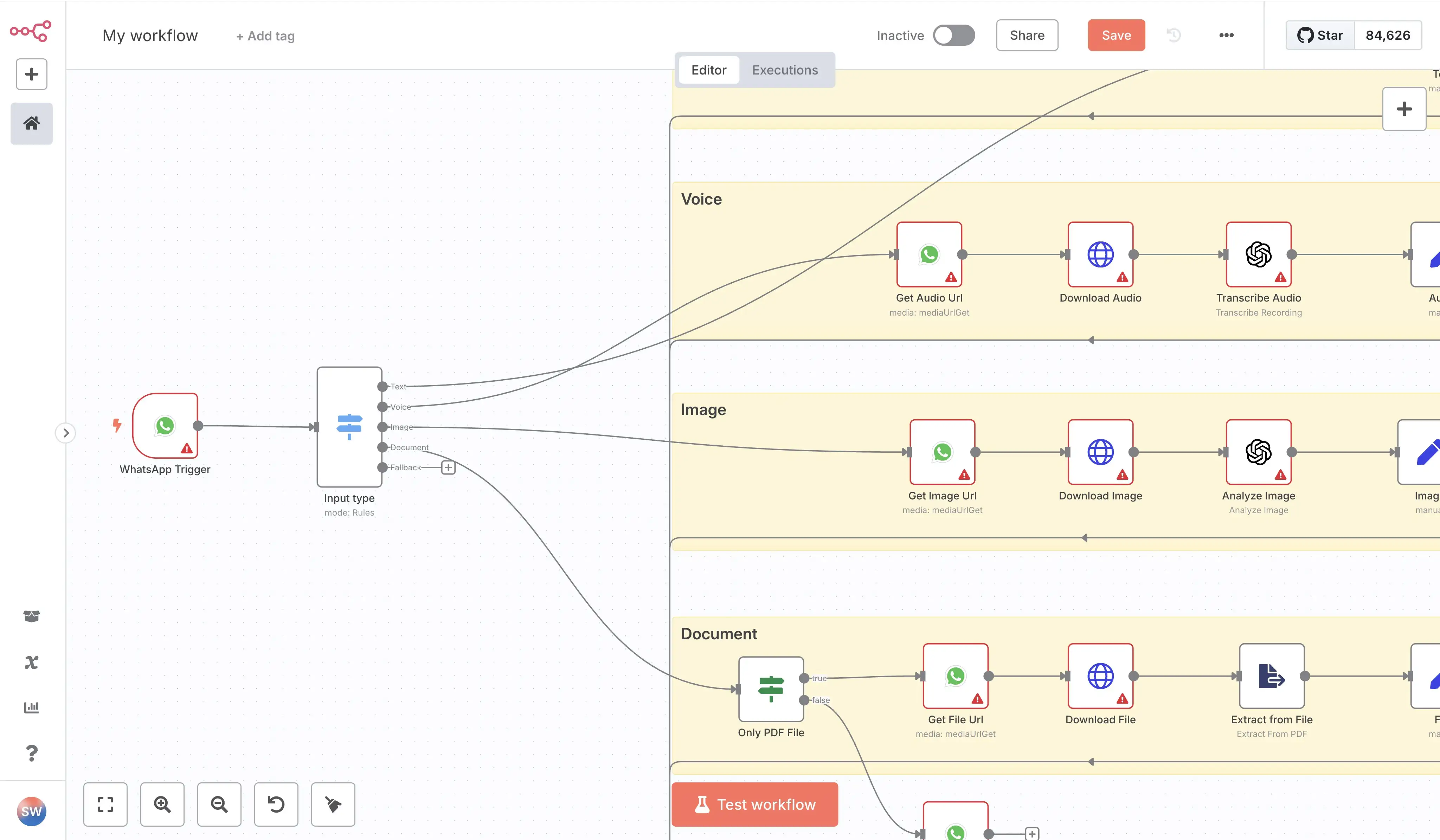 n8n automation add integration