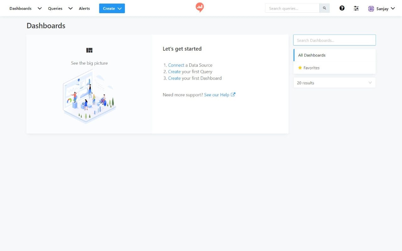 Redash software screenshot