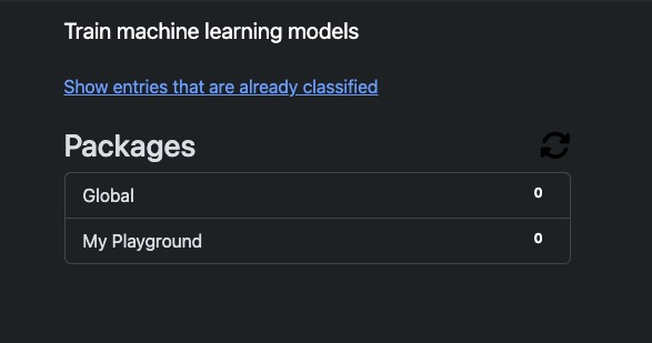 Docassemble train machine learning model screen