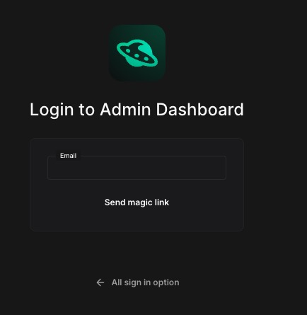 Hoppscotch Login screen