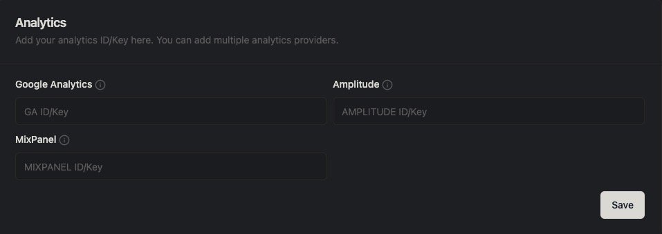 Kener Analytics screen