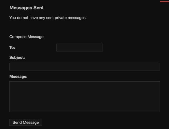 Lobsters message screen