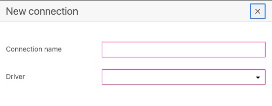 MSSQL Connection Screen