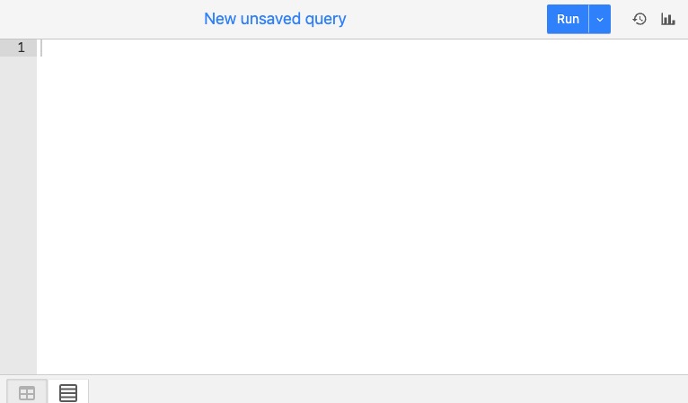 MSSQL Query Editor Screen
