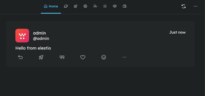 Sharkey Timeline screen