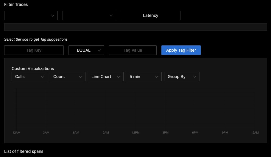 Signoz traces screen