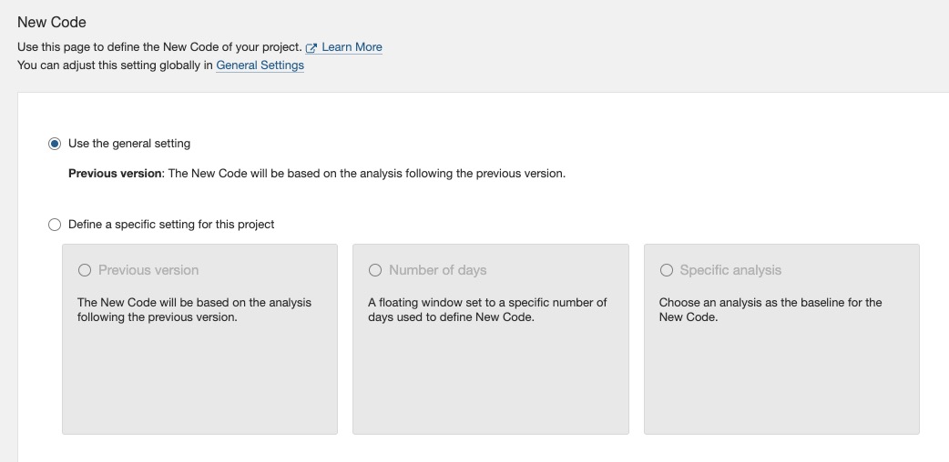 SonarQube code screen