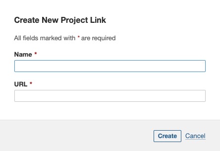 SonarQube link screen