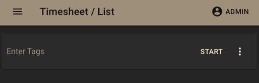 Traggo Creating list screen