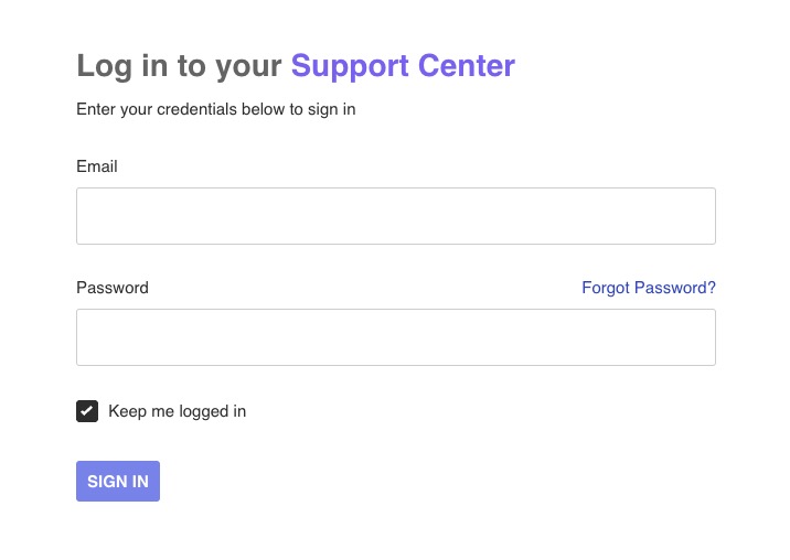 UVdesk Sign up screen