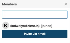 Wekan members screen