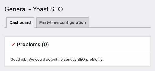Wordpress yoast screen